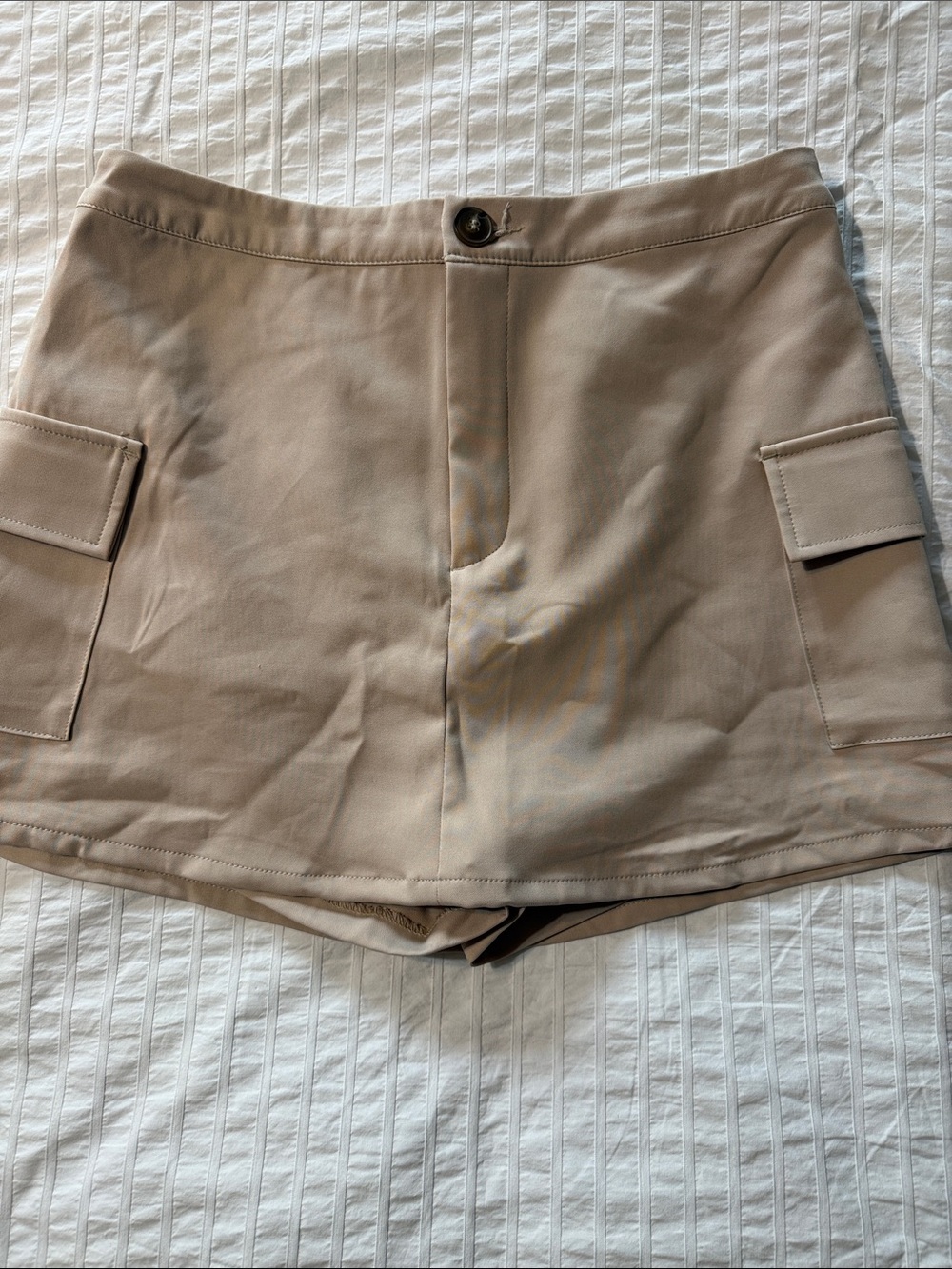 Love Tree Tan Cargo Skort